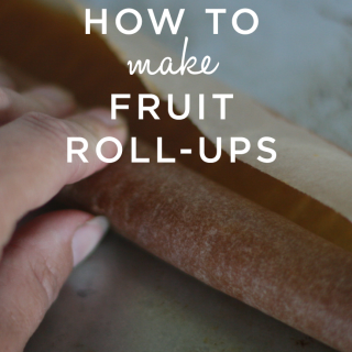 How to make homemade fruit roll ups