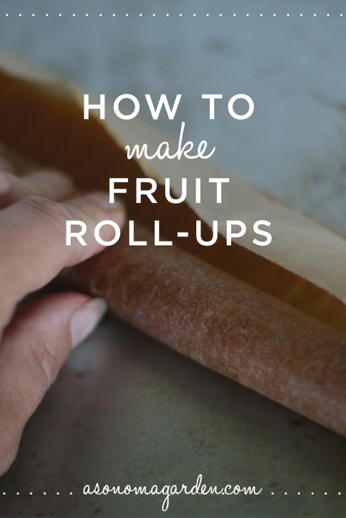 How to make homemade fruit roll ups