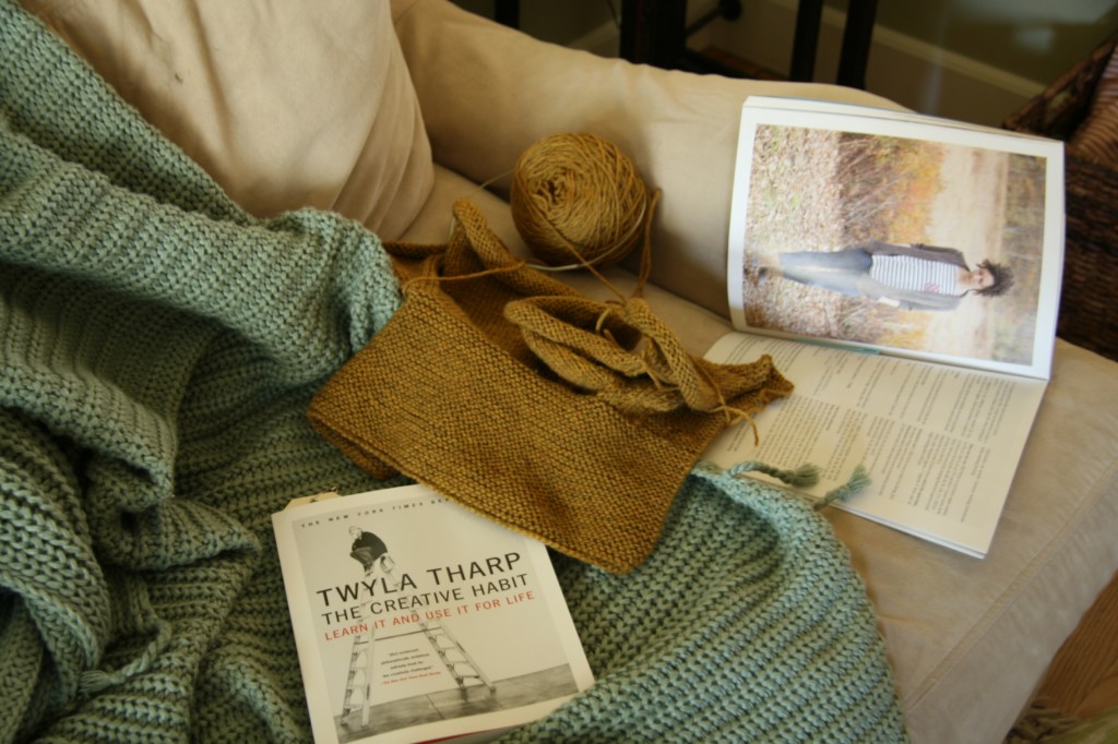 Knitting & Reading