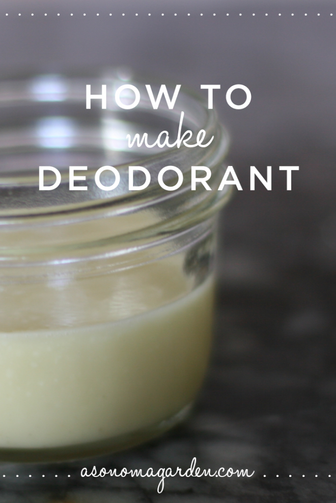 How to make an easy homemade deodorant (i love it!)