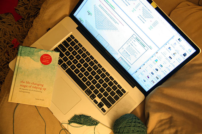 Knitting & Reading About the Magic of Tidying Up Knitting Reading and the Art of Tidying Up
