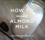 How I Make Almond Milk (I don't know why I make this stuff, Mom.) A step by step tutorial on how to make almond milk. It's delicious!